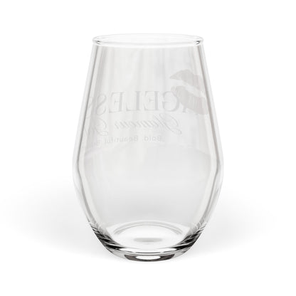 AGG Stemless Wine Glass: Sip Boldly, Live Brilliantly (Stemless Wine Glass, 11.75oz)