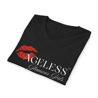 AGG Signature V-Neck T-Shirt – Bold. Beautiful. Brilliant. Statement Edition | Bella + Canvas 3005